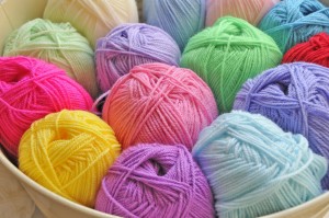 Wool knitting yarn